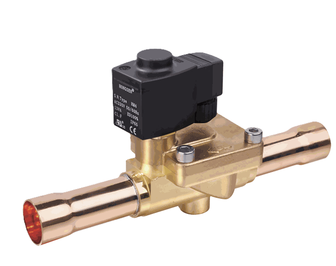 Clamping Type Solenoid Valve — Large Port, Diaphragm, NC (HV Series)
