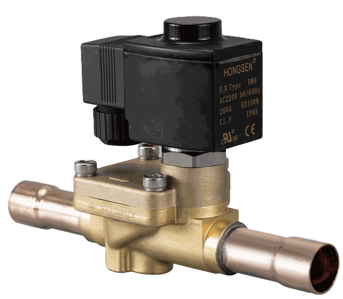 Normally Open Solenoid Valve — Large Port, Diaphragm (HVK Series)